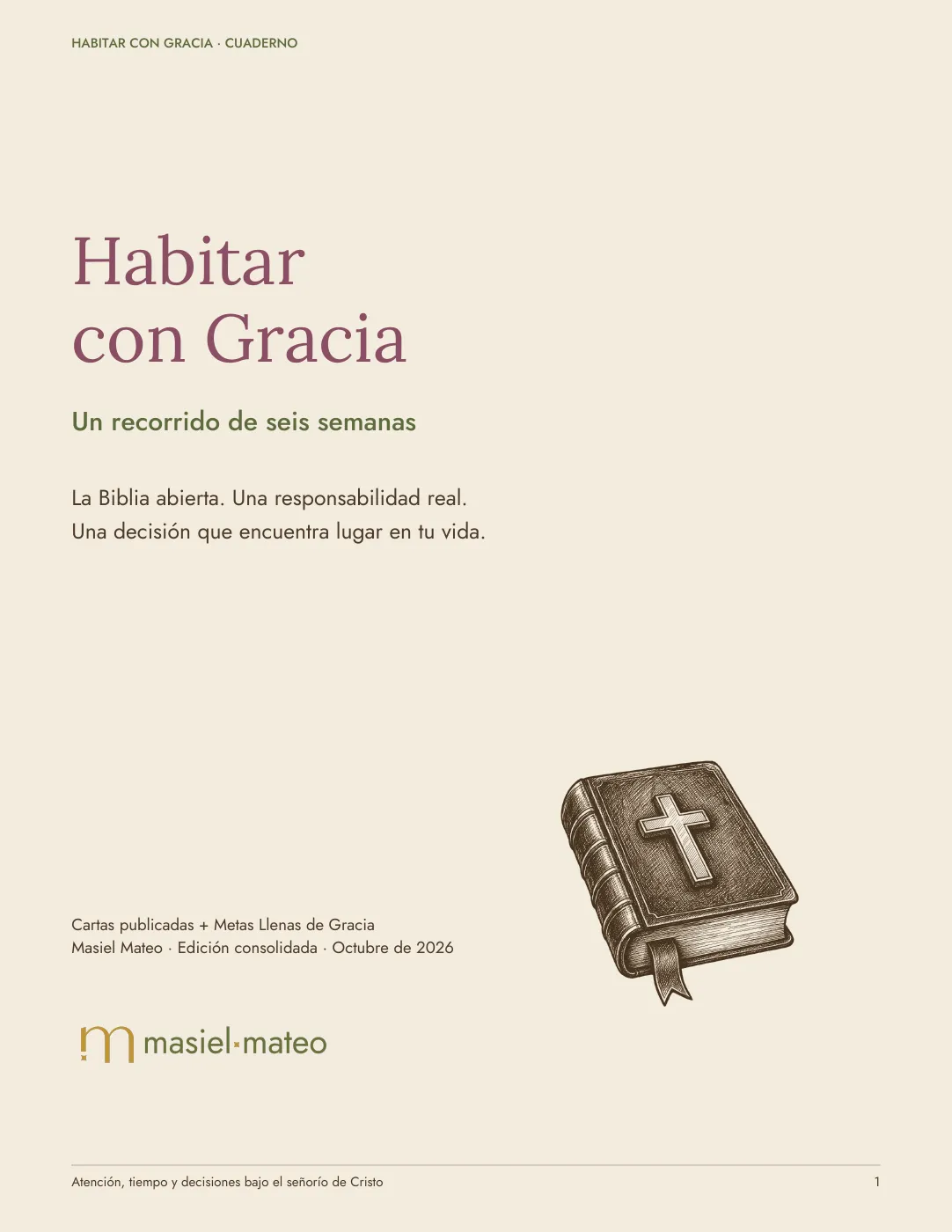 Portada real del cuaderno digital Habitar con Gracia.